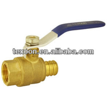 lead free Pex full port brass ball valves PEX*FIP CUPC